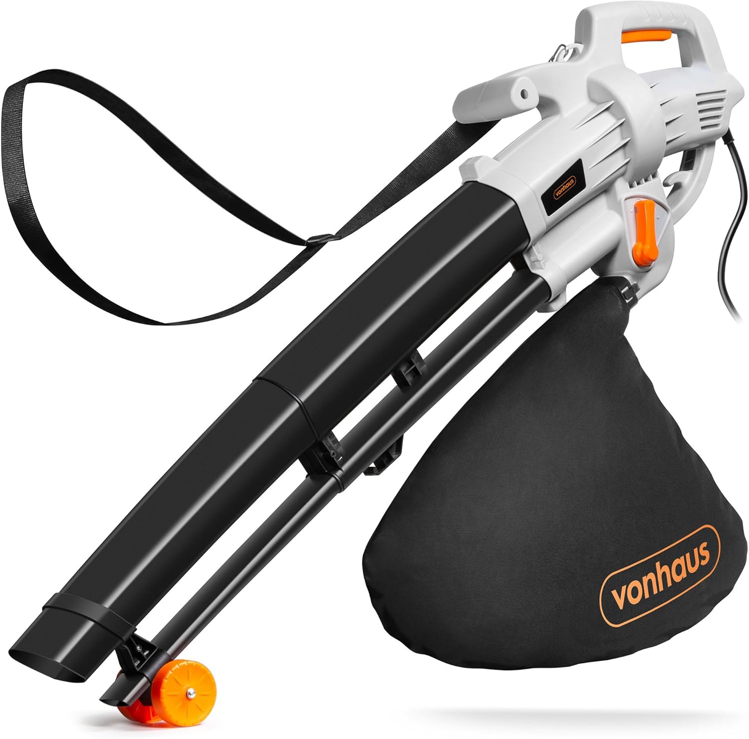 VonHaus 3000W Leaf Blower & Vacuum – 3-in-1 Garden Cleaner with 35L Bag